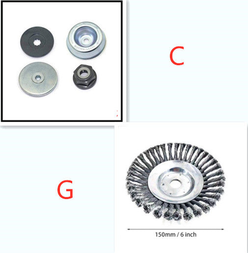Grass Trimmer Head Steel Wire Brush