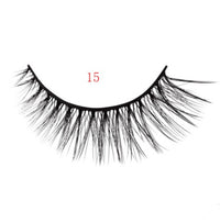 3D mink eyelashes 3 pairs of natural fiber long false eyelashes