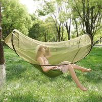 Camping Hammock with Mosquito Net Sleeping Tent Hammock Suitable Camping Hammock Outdoor Furniture for Garden