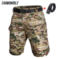CARMONDBLE Tactics Shorts Trekking Mountain Shorts Outdoor Multi pockets Waterproof Fishing Short Pants Quick drying Cargo pants