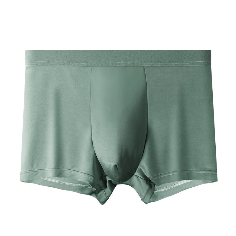 Summer Ice Silk Underwear Men's Thin Breathable Quick-drying