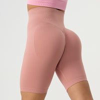 Summer Hip-shaping Belly-contracting Running Five-point Fitness Pants Women's High Waist