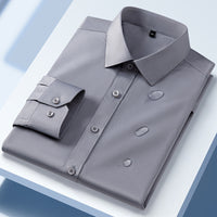 Non-ironing Ice Silk Four Seasons Men's Shirt