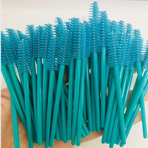 50Pcs/Pack Mascara Disposable Micro Eyelash Brushes