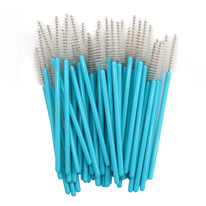 50Pcs/Pack Mascara Disposable Micro Eyelash Brushes