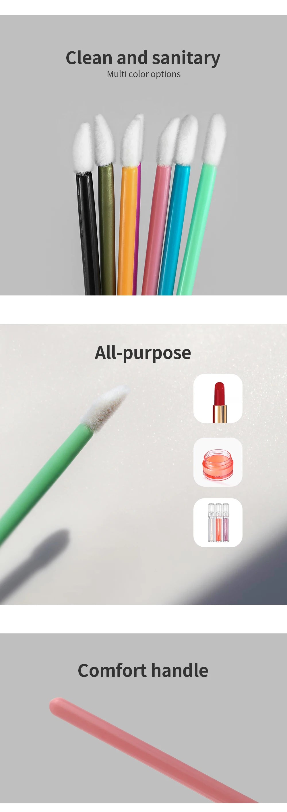 Disposable Cosmetic Lip Brush