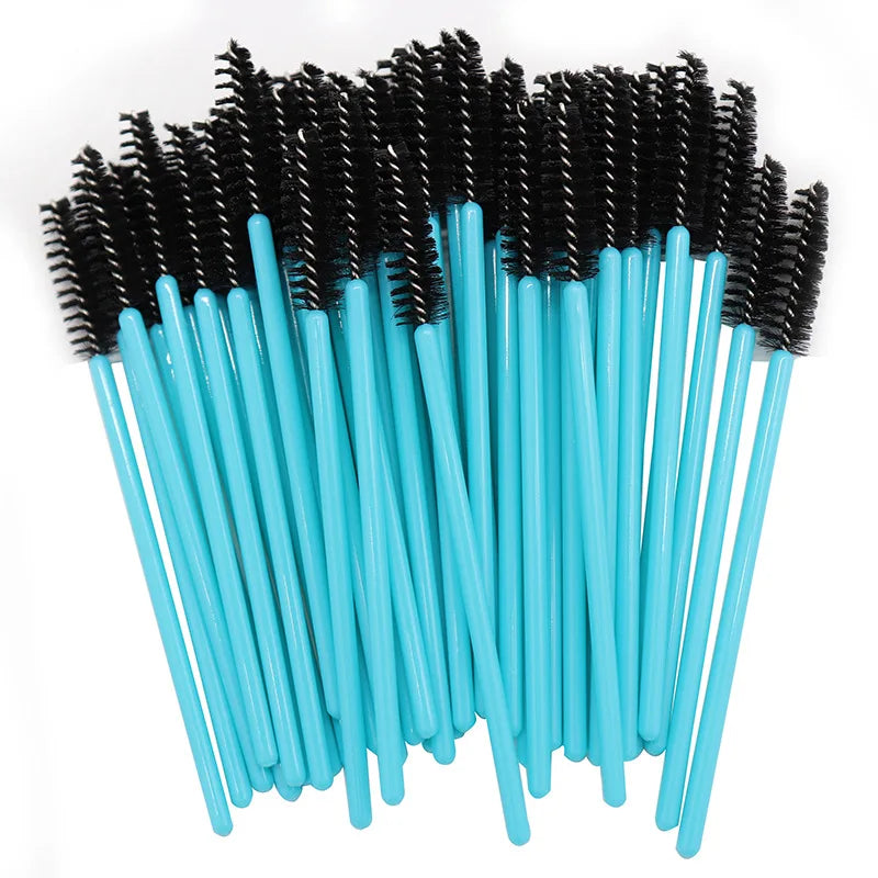 50Pcs/Pack Mascara Disposable Micro Eyelash Brushes