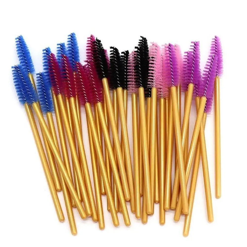 50Pcs/Pack Mascara Disposable Micro Eyelash Brushes