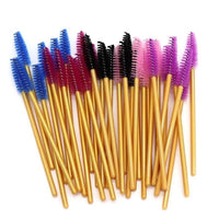 50Pcs/Pack Mascara Disposable Micro Eyelash Brushes