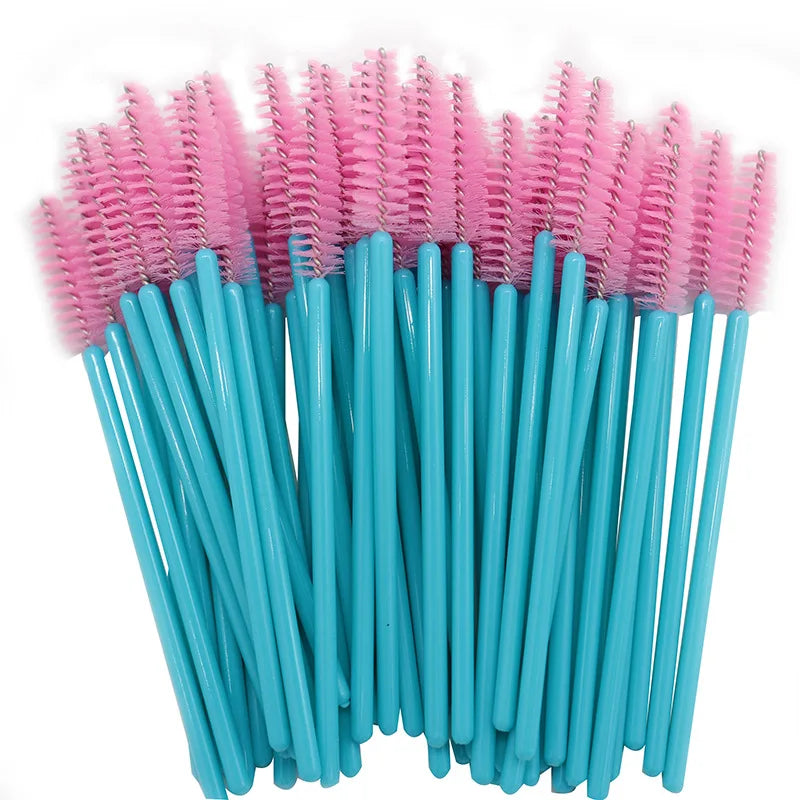 50Pcs/Pack Mascara Disposable Micro Eyelash Brushes