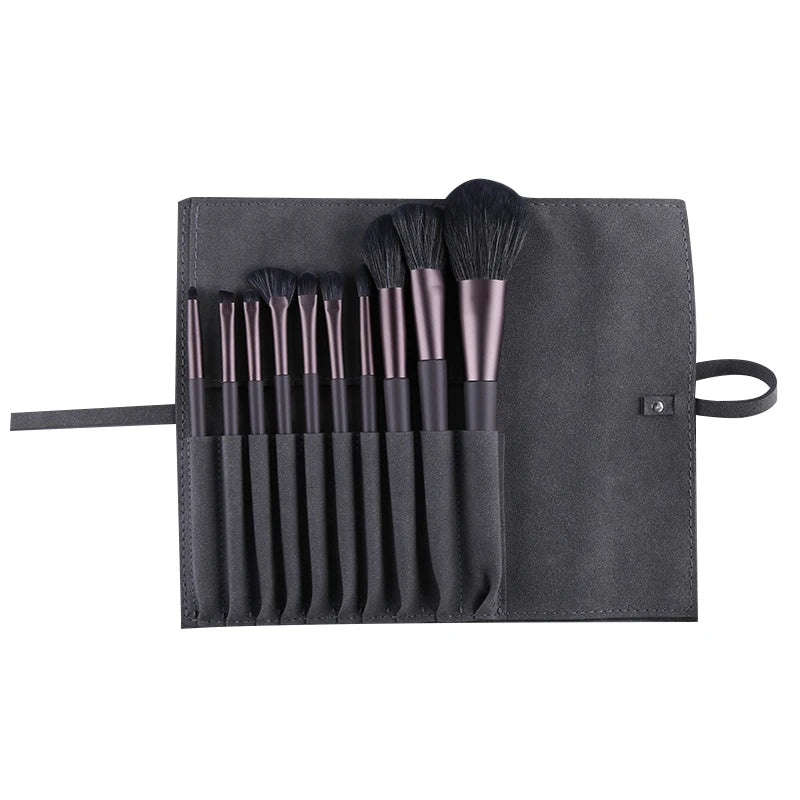 Black Natural Hair Makeup Brush Pro Set