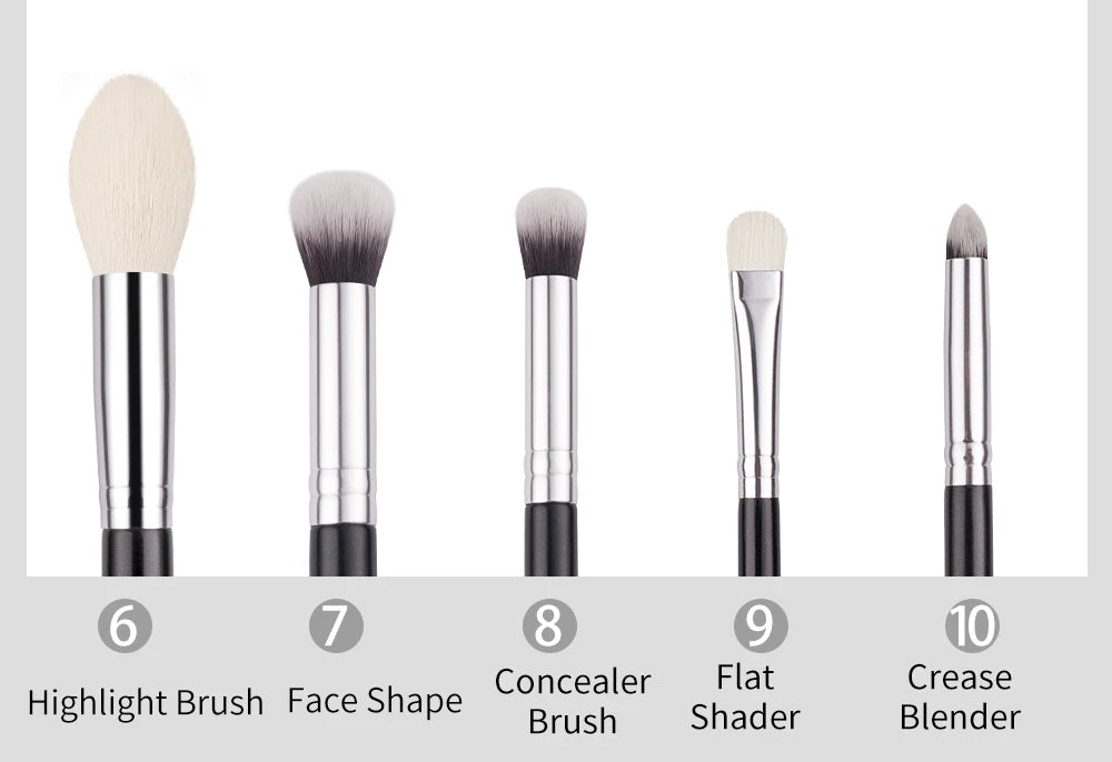 Black Premium Goat Hair Makeup Brush