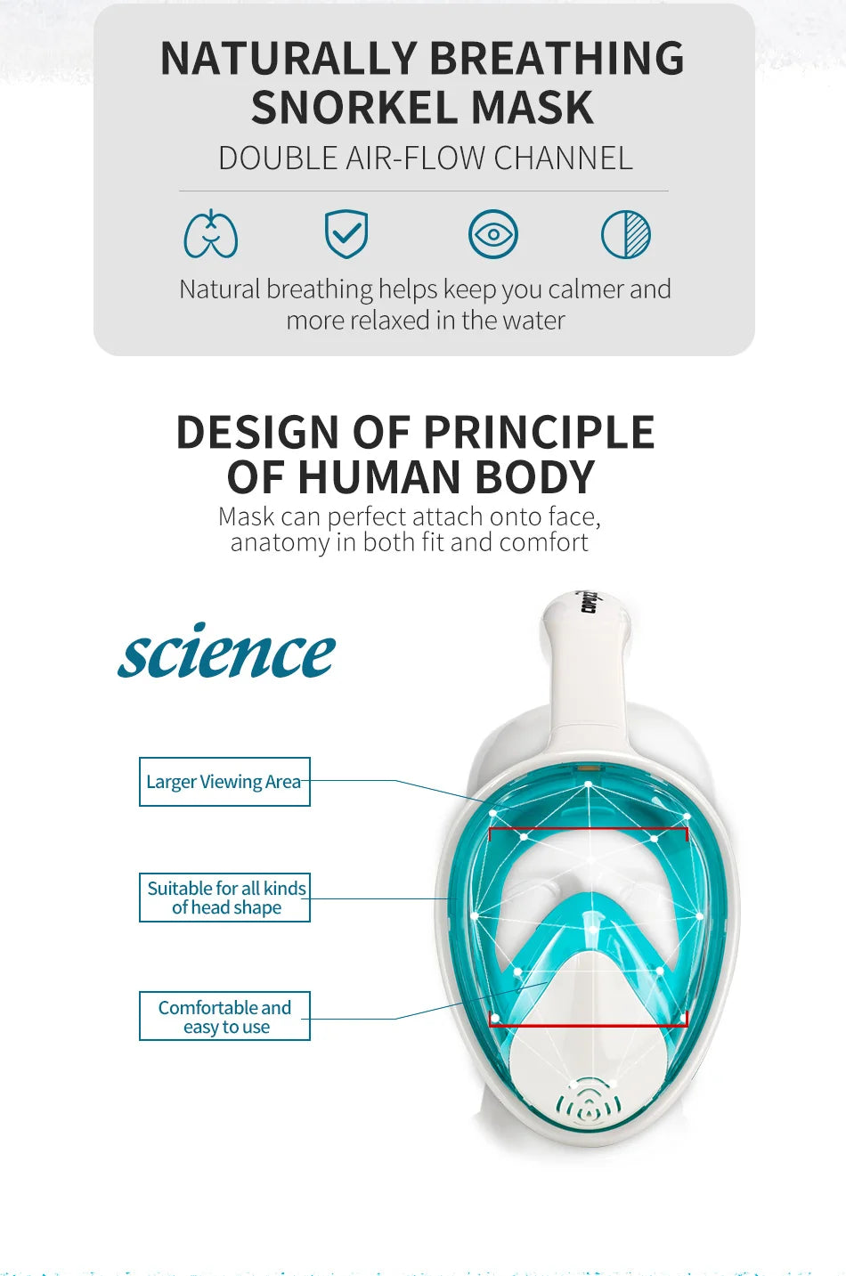 Professional Snorkeling Diving Mask