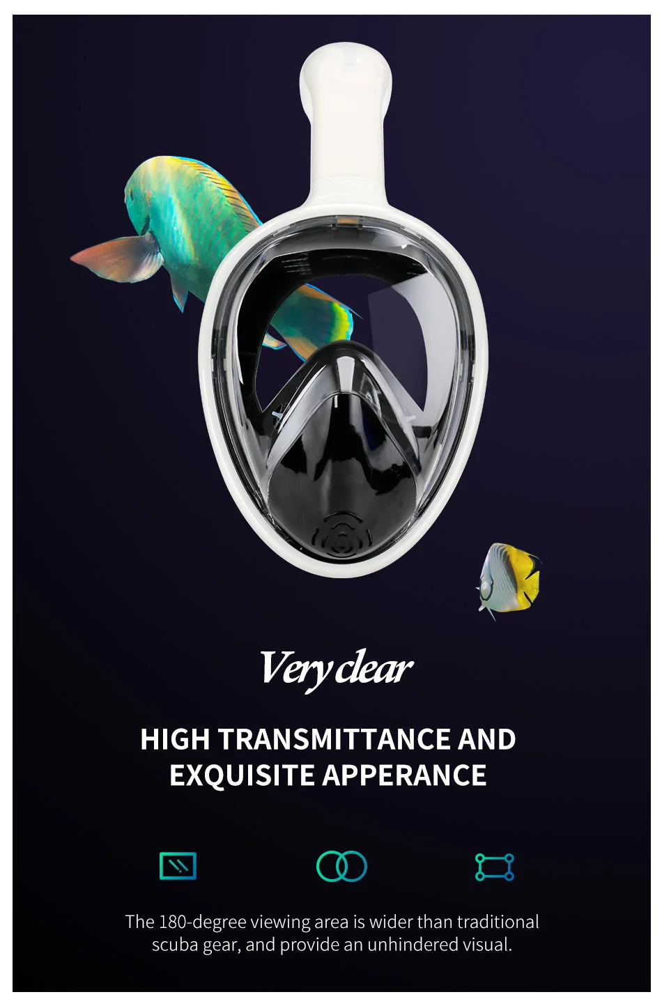 Professional Snorkeling Diving Mask