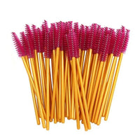 50Pcs/Pack Mascara Disposable Micro Eyelash Brushes
