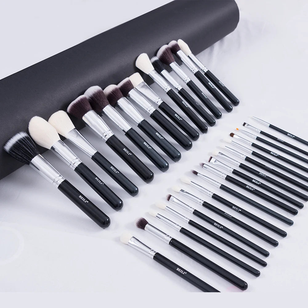 Black Premium Goat Hair Makeup Brush