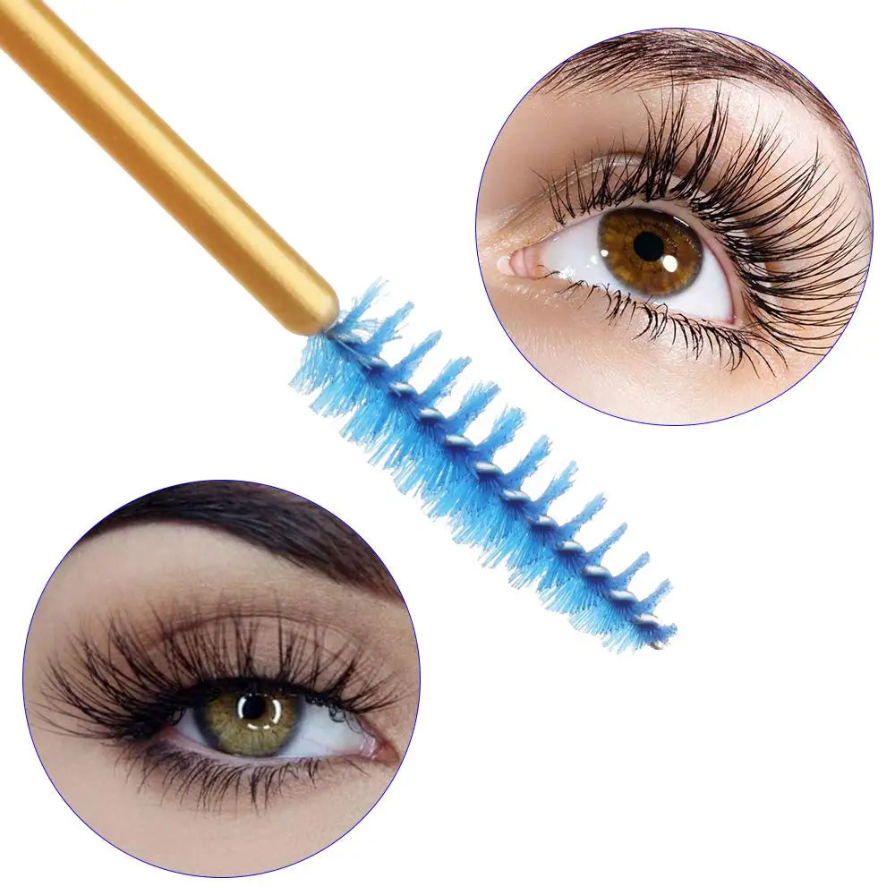 50Pcs/Pack Mascara Disposable Micro Eyelash Brushes