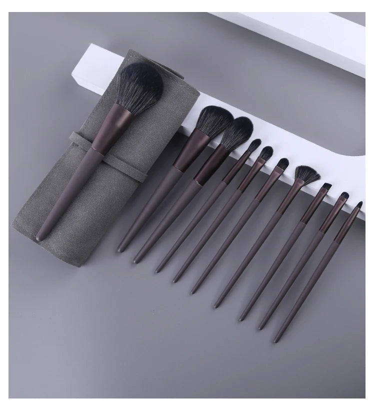 Black Natural Hair Makeup Brush Pro Set