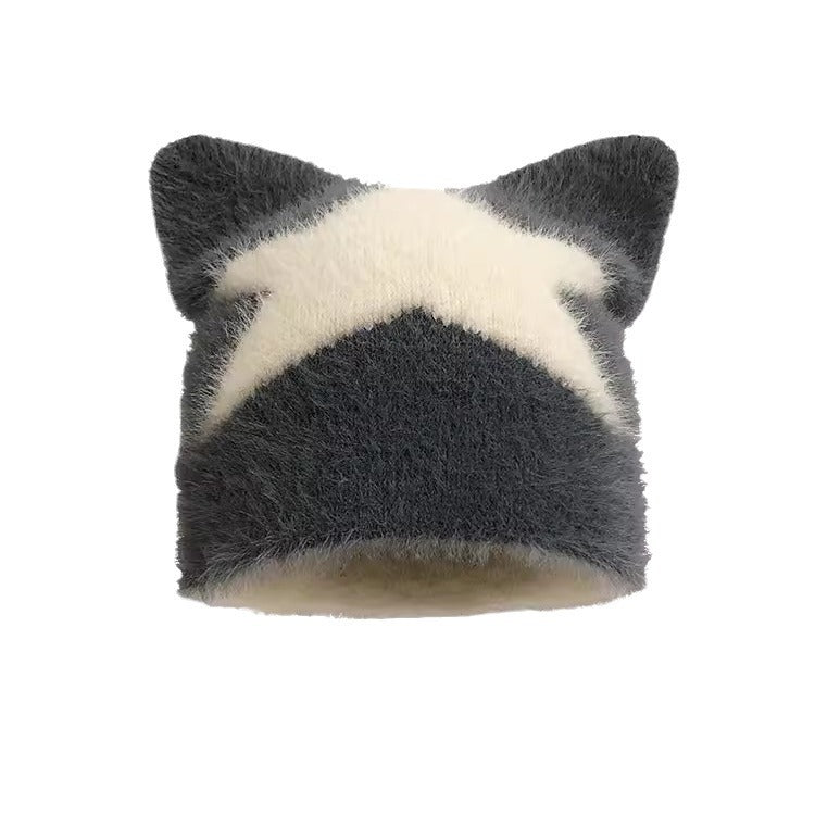 Wool Fashion Sweet And Spicy Cat Ears Warm Hat