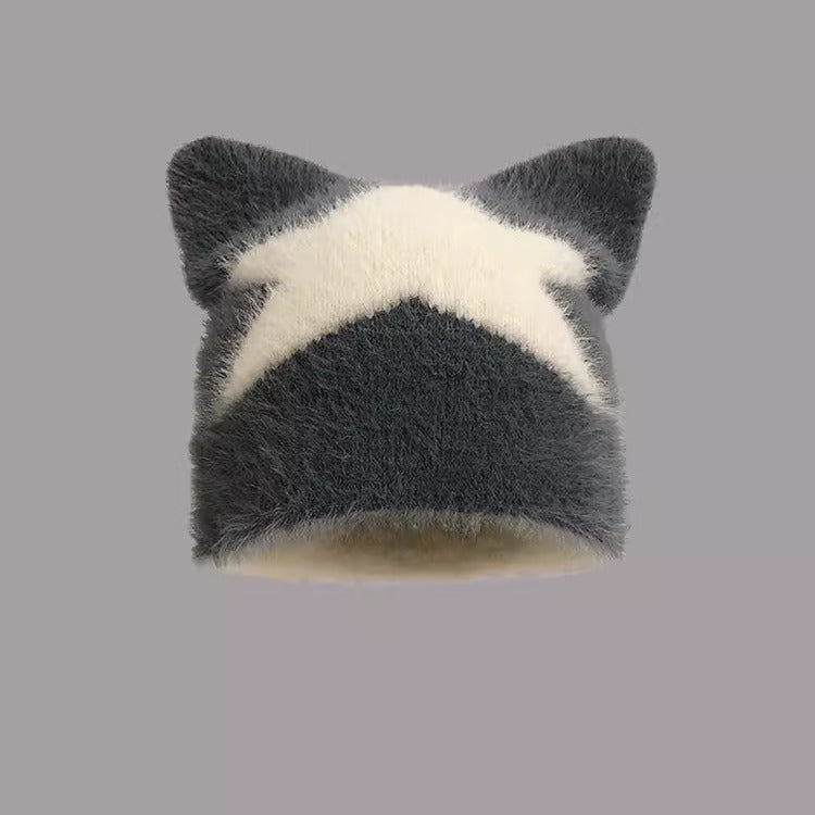 Wool Fashion Sweet And Spicy Cat Ears Warm Hat