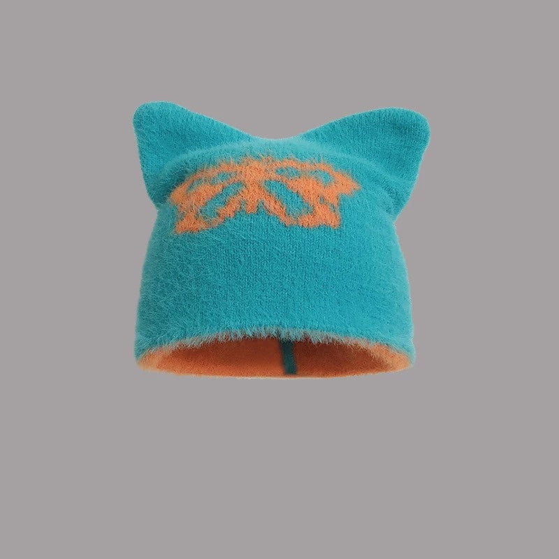 Wool Fashion Sweet And Spicy Cat Ears Warm Hat
