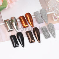 Black Mirror Chrome Nails Powder