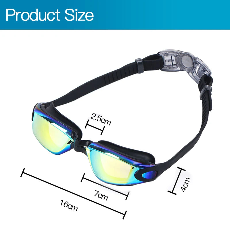 Swimming Goggles One-piece Earplugs