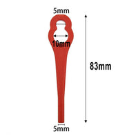 40pcs Lawn Mower Plastic Blades For Garden Grass Trimmer