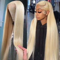 Frontal Human Hair Wigs 613 Bob Wig
