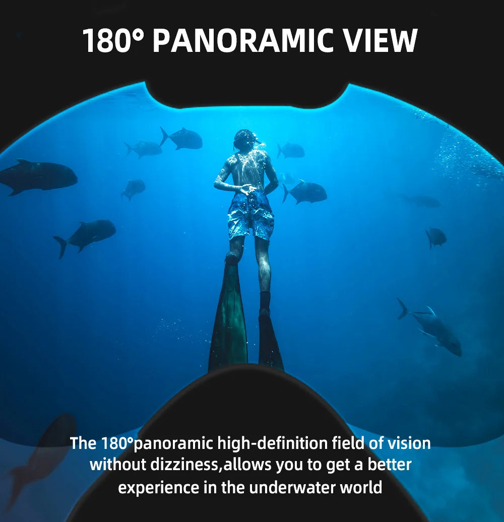 Full Face Snorkel Mask 180°Panoramic k