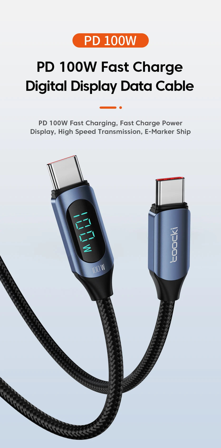 Fast Charging Charger USB C to USB C
