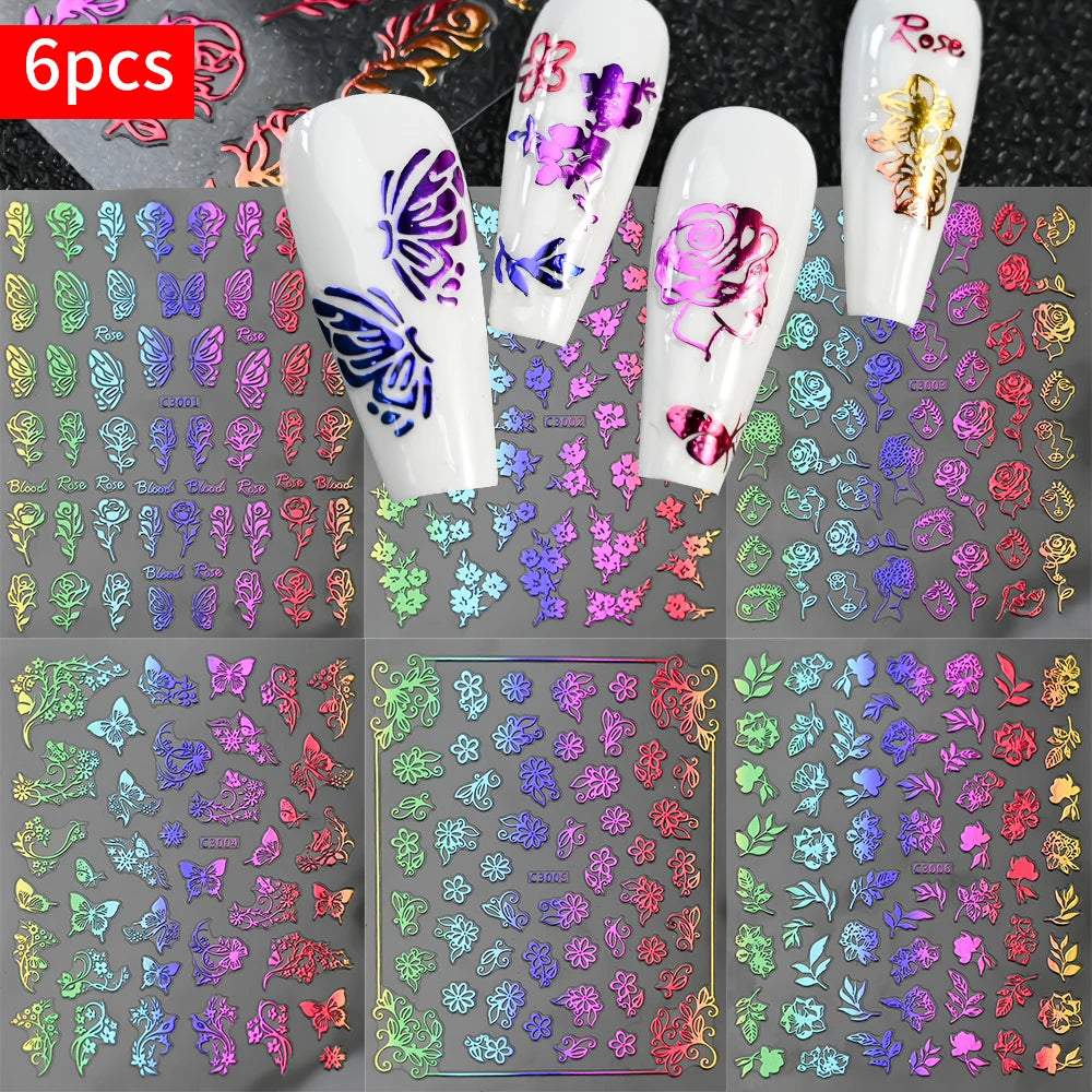 Self-Adhesive Slider Luxury Manicure Decals