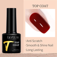LILYCUTE 7ML Jelly Amber Gel Nail Polish