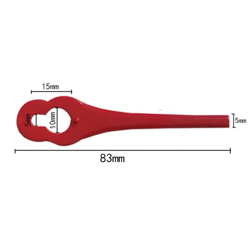40pcs Lawn Mower Plastic Blades For Garden Grass Trimmer