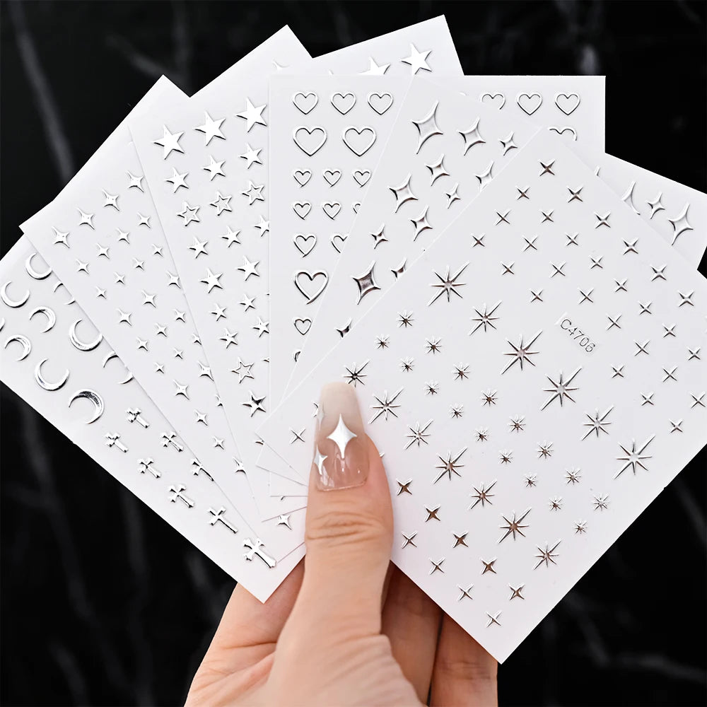 Self-Adhesive Slider Luxury Manicure Decals