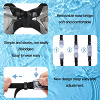 Swimming Goggles One-piece Earplugs