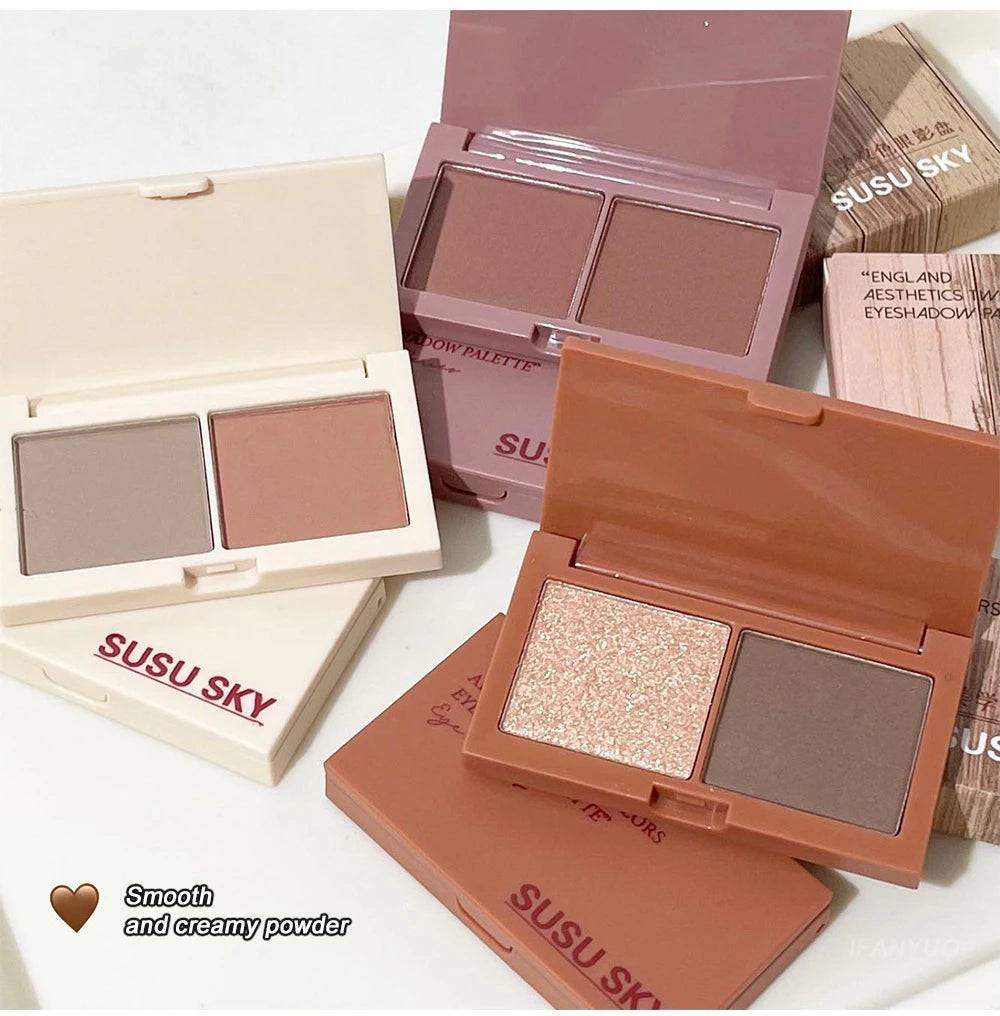 Two Color Eyeshadow Palette