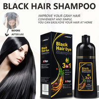 Hair Dye Shampoo 3in1 Darkening Hairs Instant Gray To Black