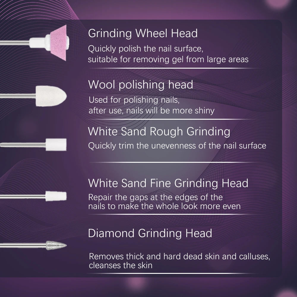 LINMANDA Portable Nail Drill Professional