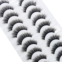 NEW 10 Pairs Natural Long False Eyelashes
