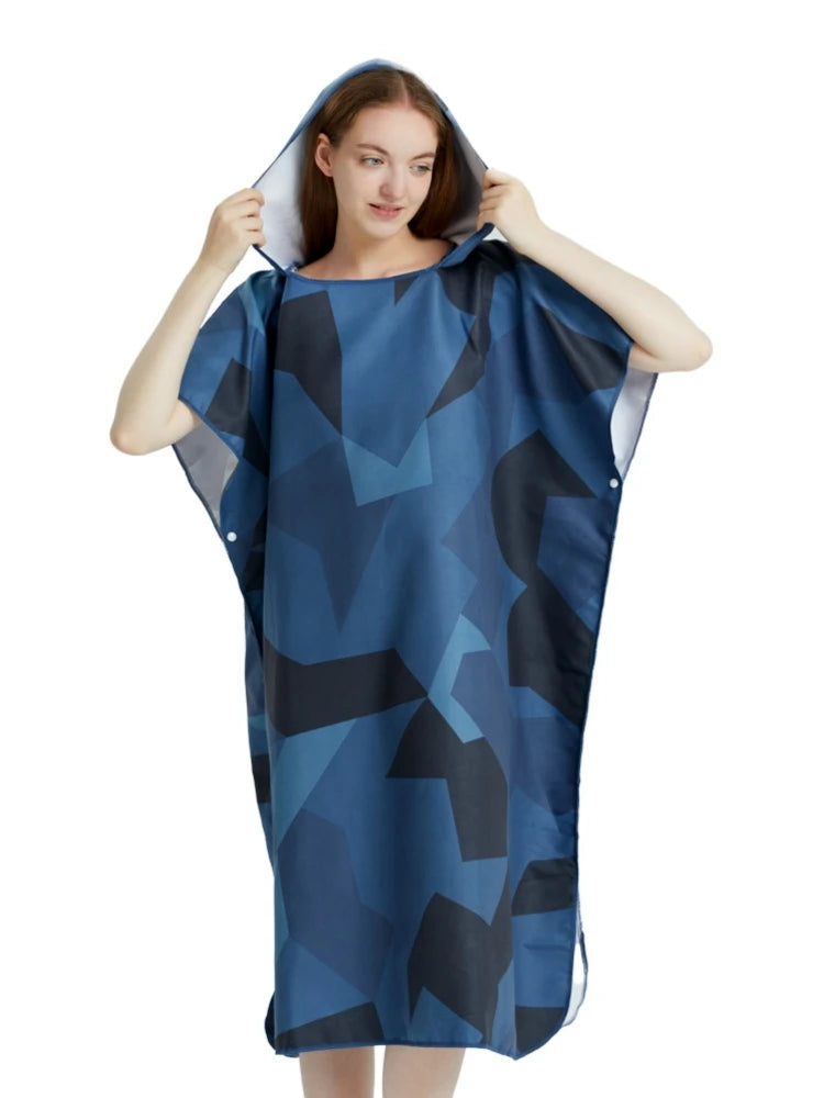Towel Hoodie Microfiber Beach Robe