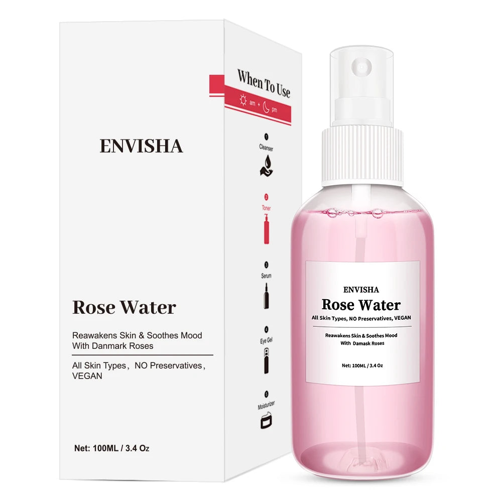 ENVISHA Rose Water Facial Toner