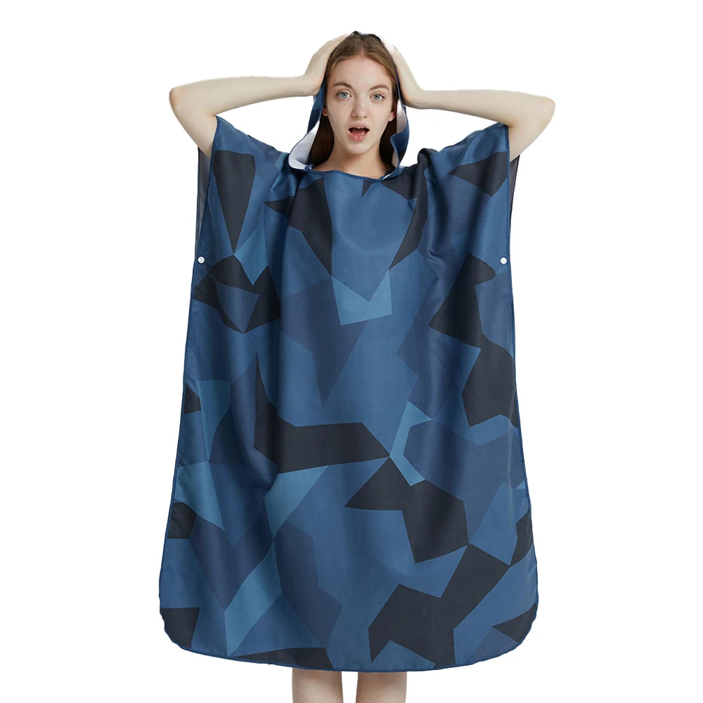 Towel Hoodie Microfiber Beach Robe