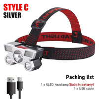5 LED Headlamp Rechargeable