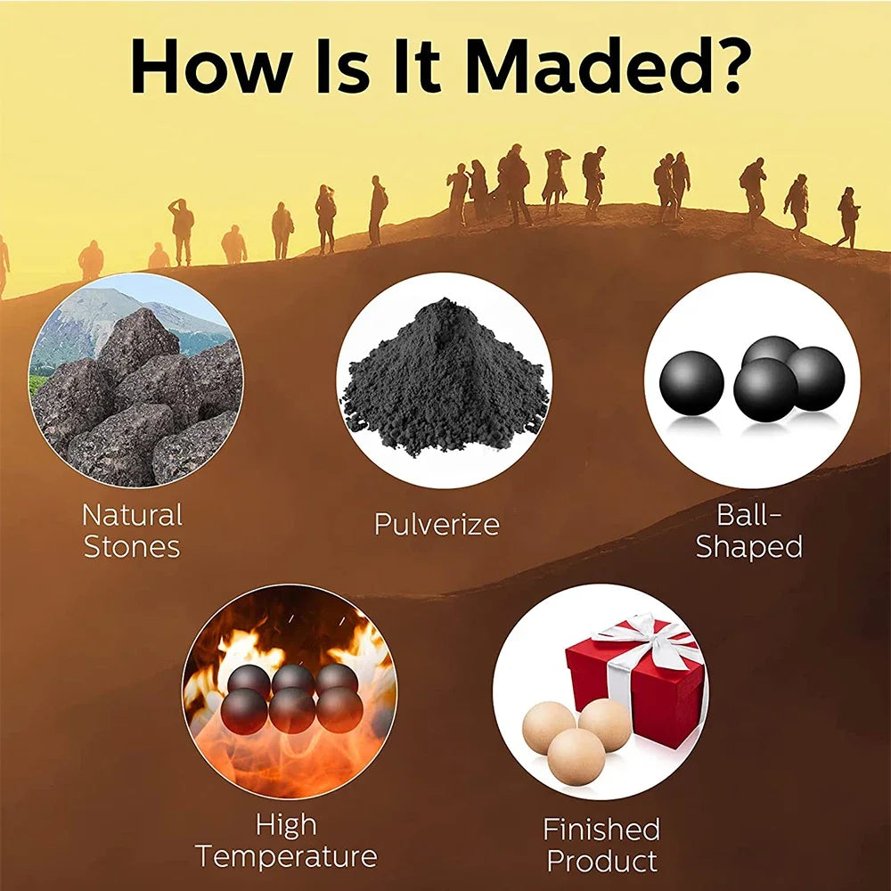 Absorbing Roller Natural Volcanic Stone