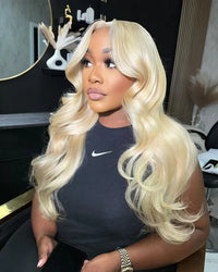 Frontal Human Hair Wigs 613 Bob Wig