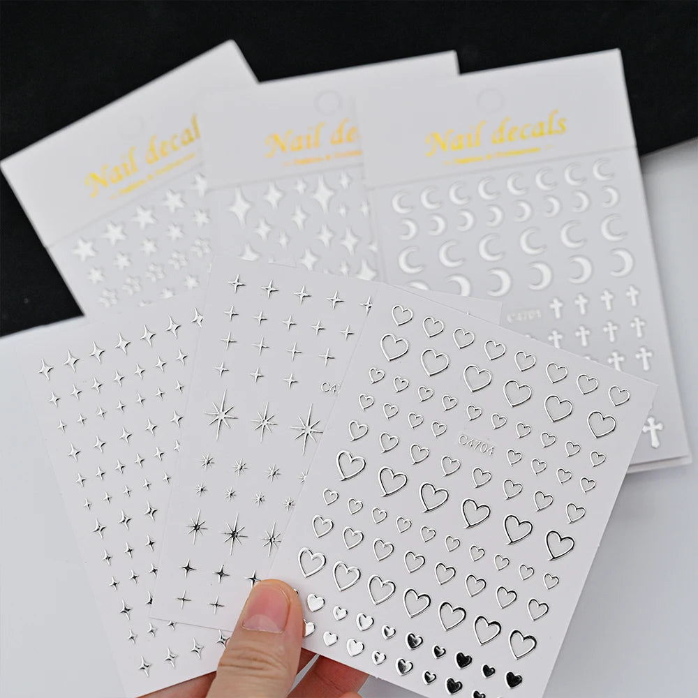 Self-Adhesive Slider Luxury Manicure Decals