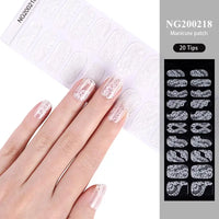 Full Cover Nail Gel Sticker Wraps Manicure