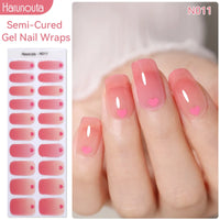 Full Cover Nail Gel Sticker Wraps Manicure