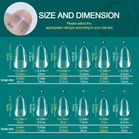 Nailpop 120pcs Acrylic Nails Fake Capsule